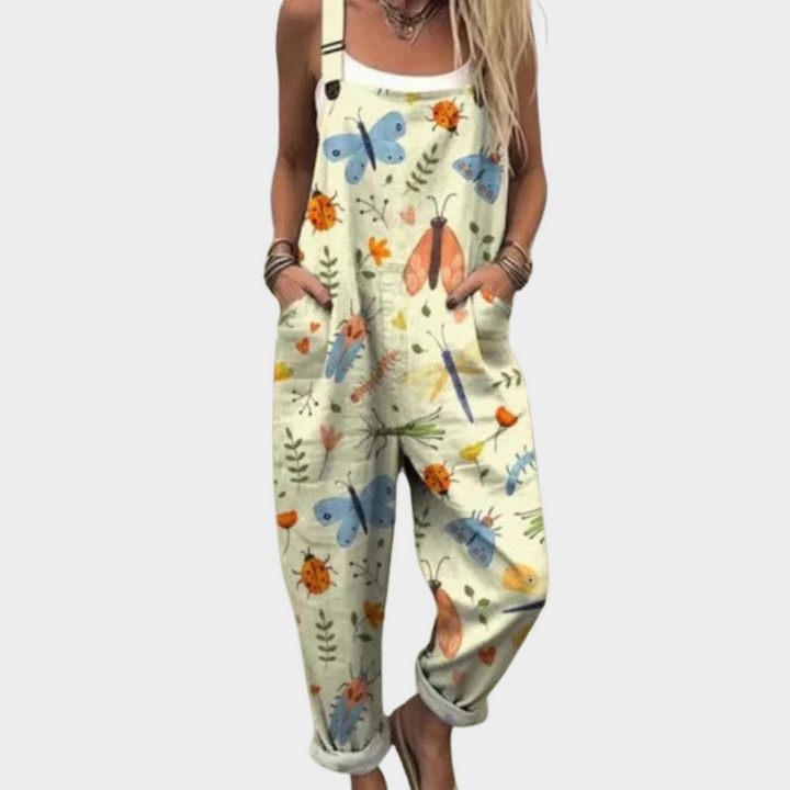 Tiffany | Comfortable Printed Overalls