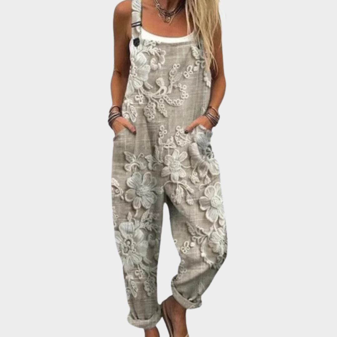 Carrie | Comfortable Printed Overalls