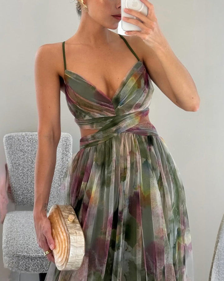 Marbella | Spaghetti Strap Maxi Dress