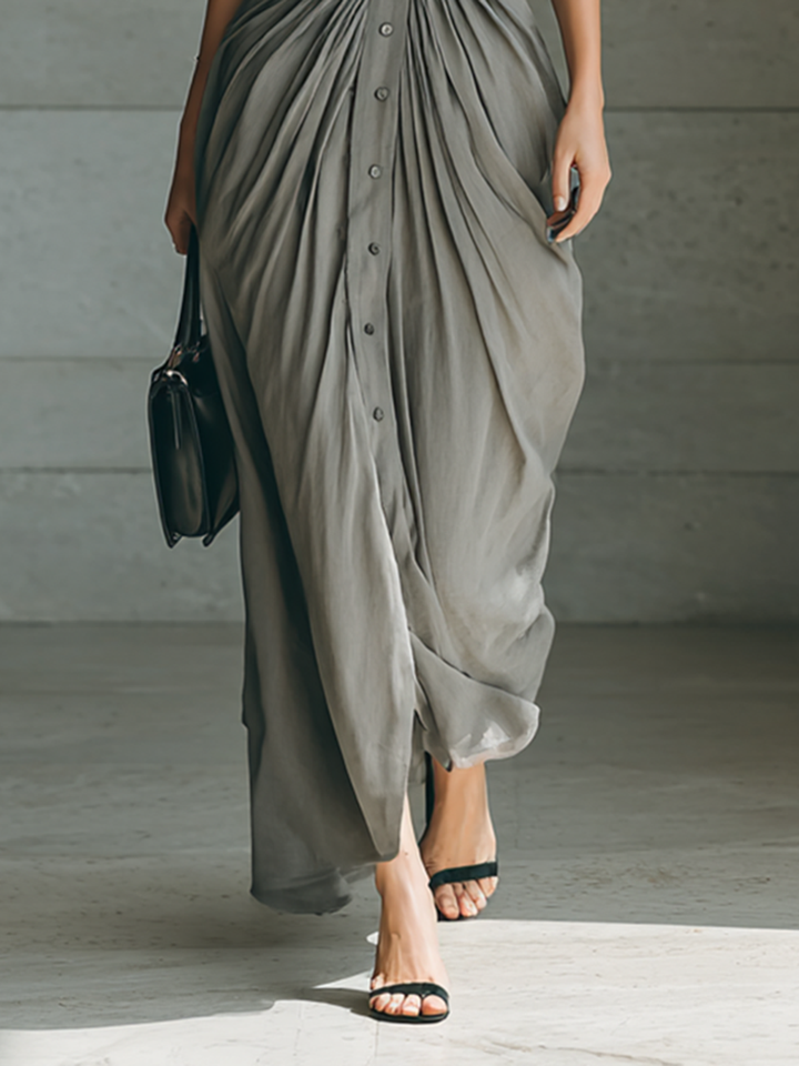 Betsy | Pleated Flowing Dress
