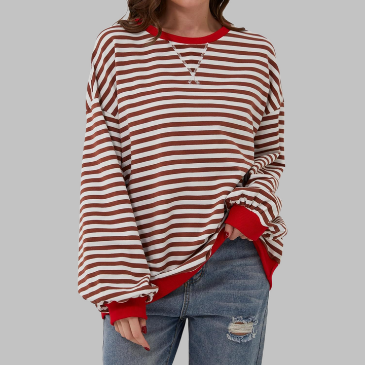 Shelley | Striped Sweatshirt