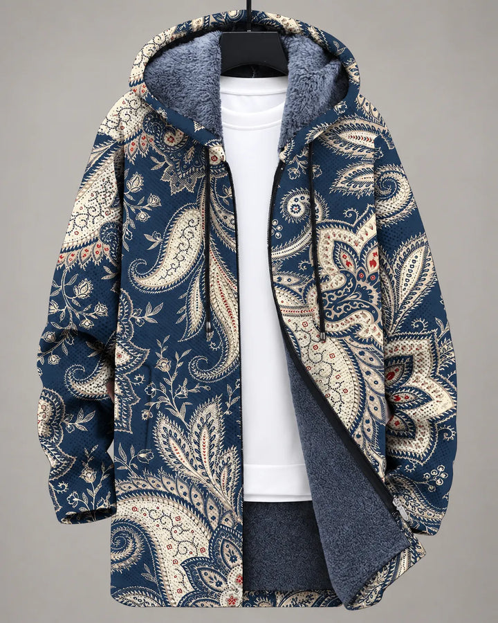Priya | Heritage Art Hooded Jacket
