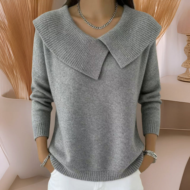 Millicent | Collared Knit Sweater