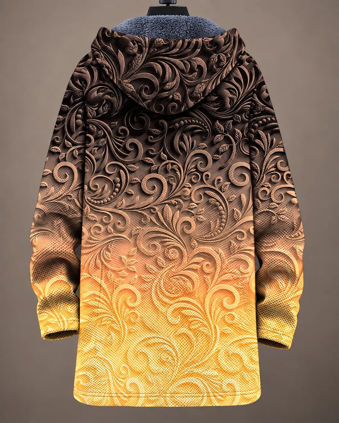 Maribelle | Golden Scroll Hooded Jacket