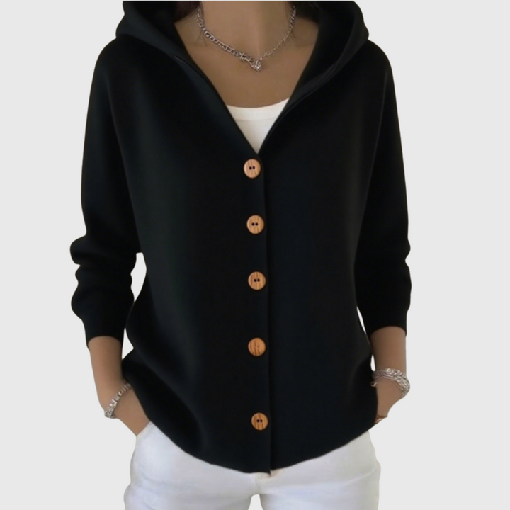 Lydia | Soft Knitted Cardigan With Hood