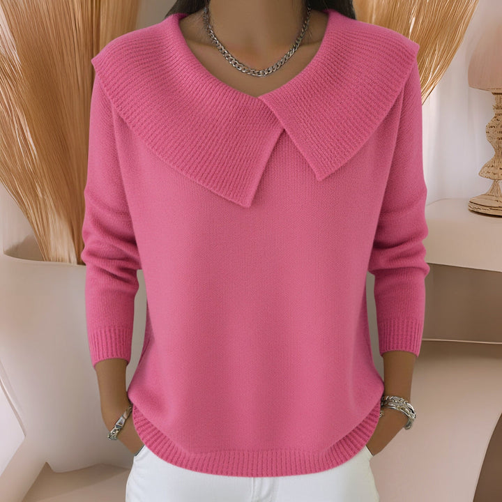 Millicent | Collared Knit Sweater