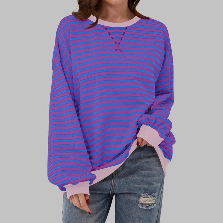 Shelley | Striped Sweatshirt