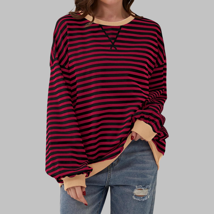 Shelley | Striped Sweatshirt