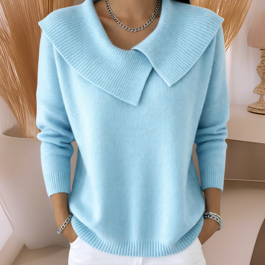 Millicent | Collared Knit Sweater