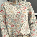 Cream Floral Print