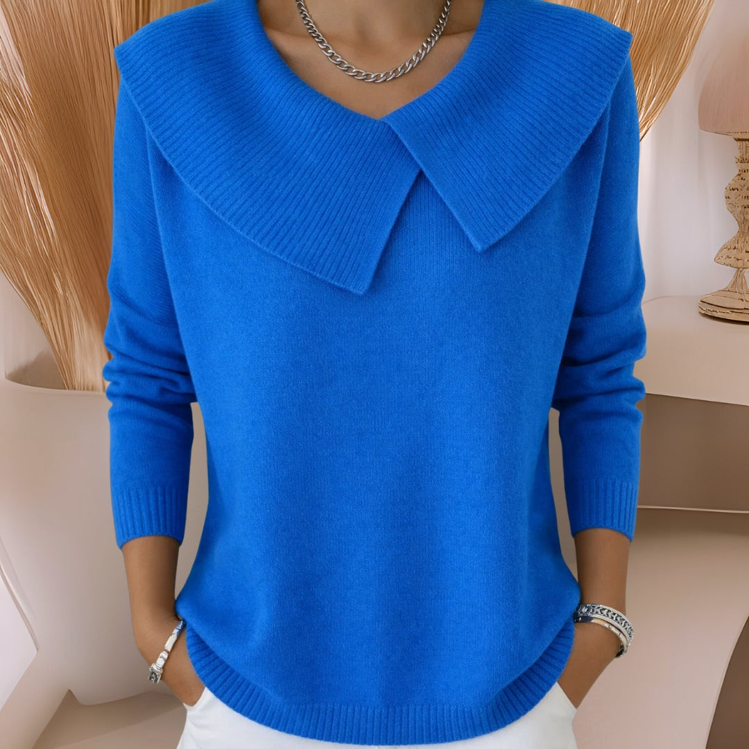 Millicent | Collared Knit Sweater
