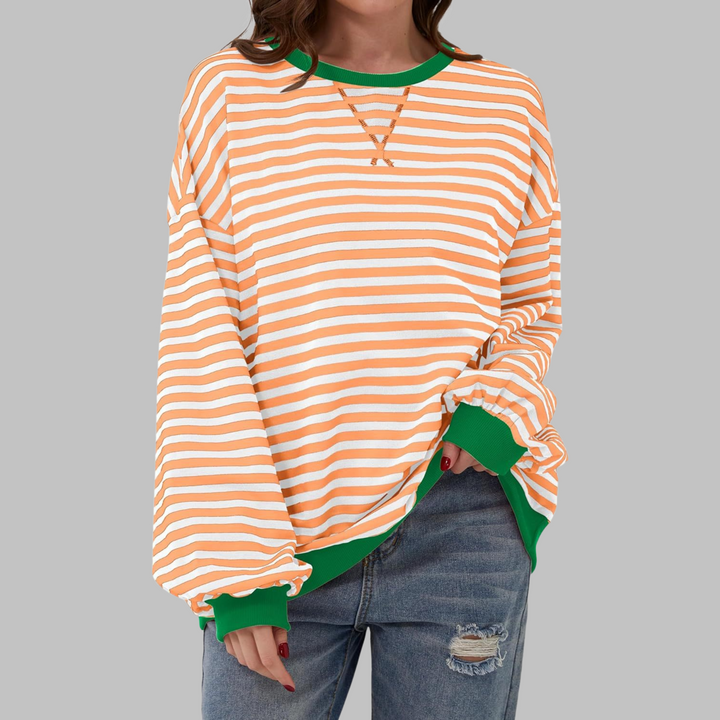 Shelley | Striped Sweatshirt