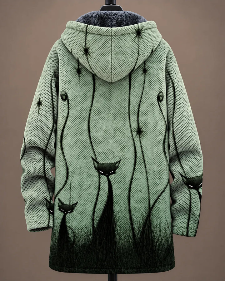 Octavian | Whimsical Cat Hooded Jacket