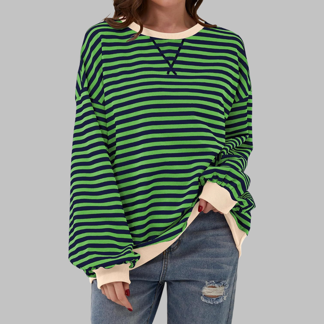 Shelley | Striped Sweatshirt