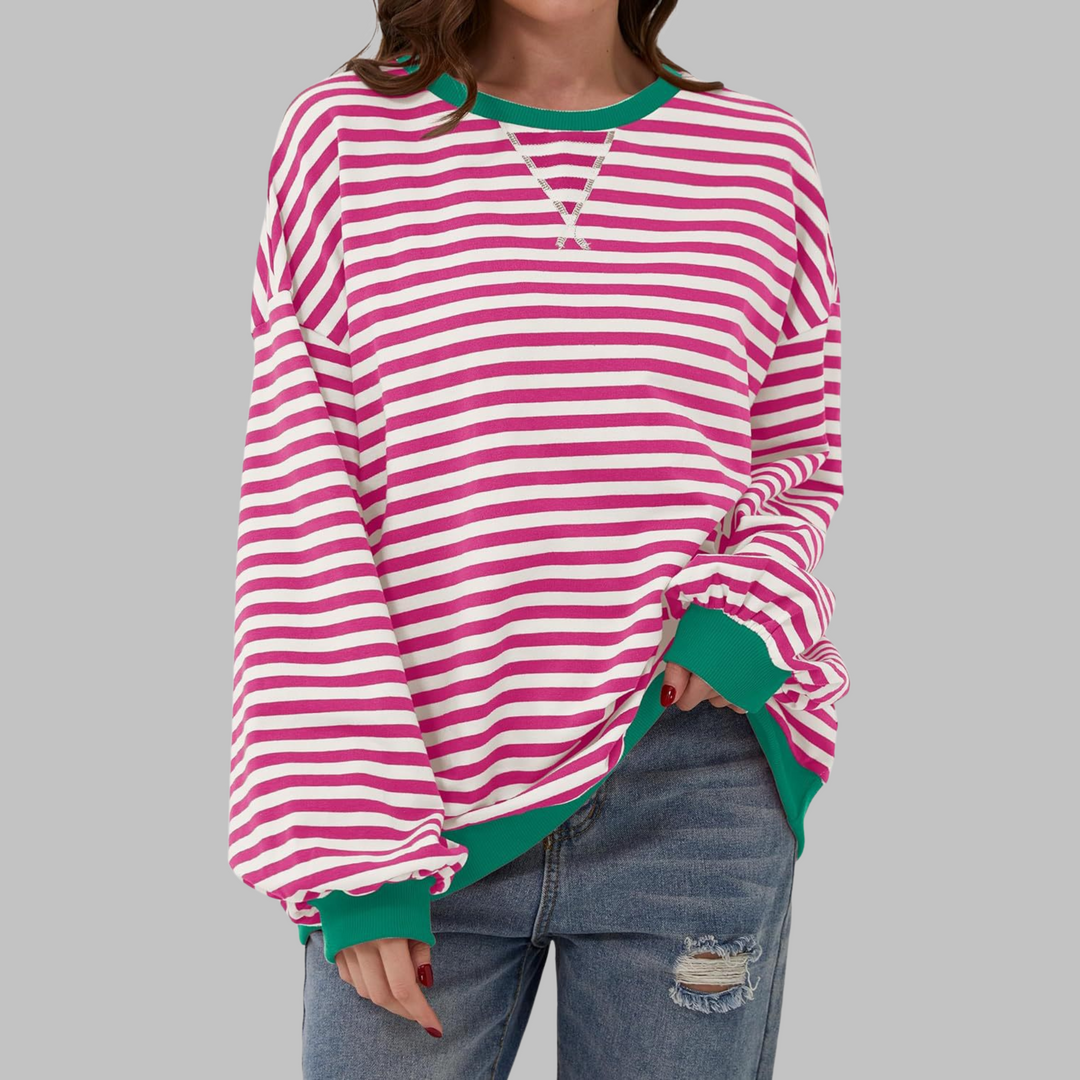 Shelley | Striped Sweatshirt