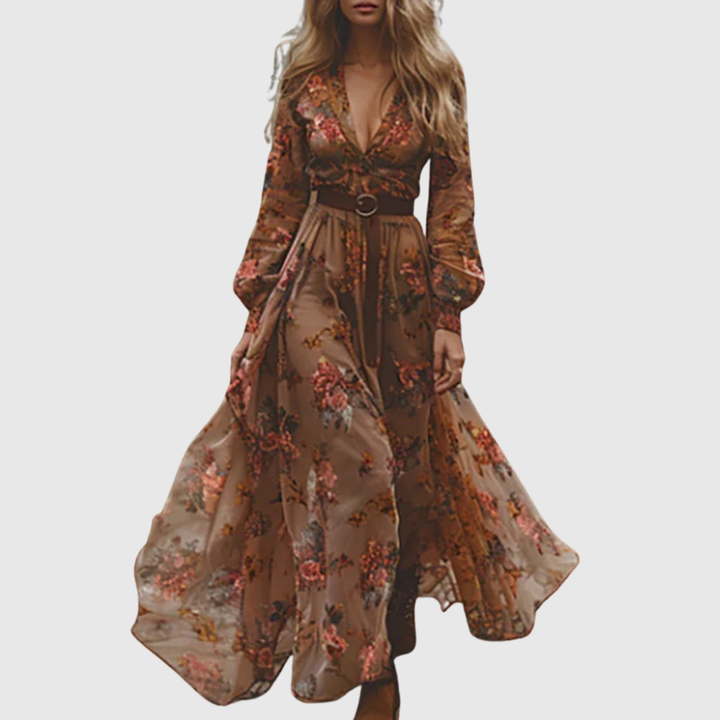 Alina | Vintage Boho Maxi Dress