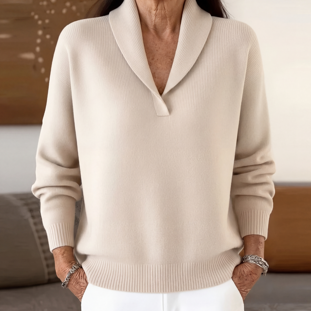 Lettie | V-Neck Knit Jumper