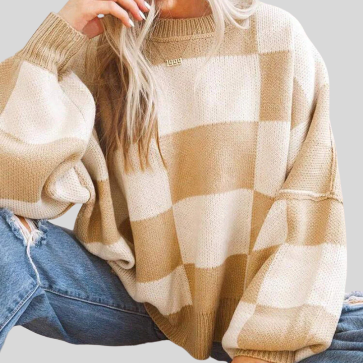 Reverie | Casual Plaid Sweater