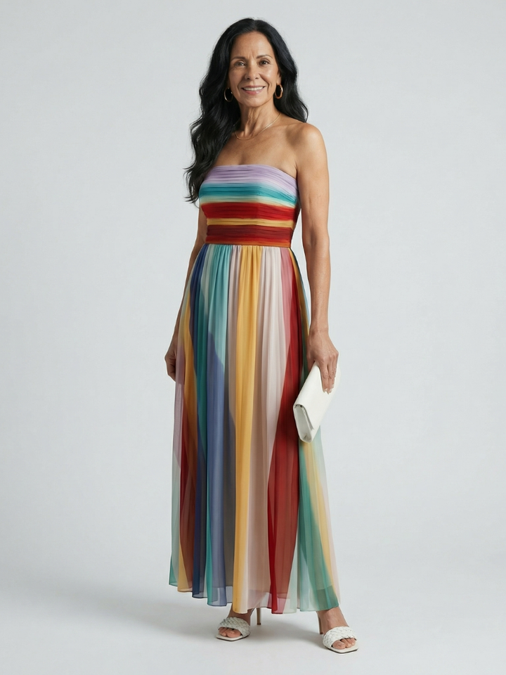Natalie | Maxi Dress with Stripes