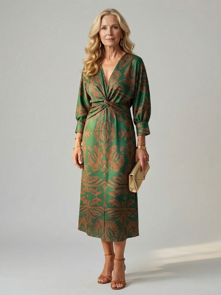 Evelyn | Midi Wrap Dress