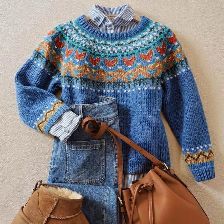 Oria | Classic Vintage Knit Sweater