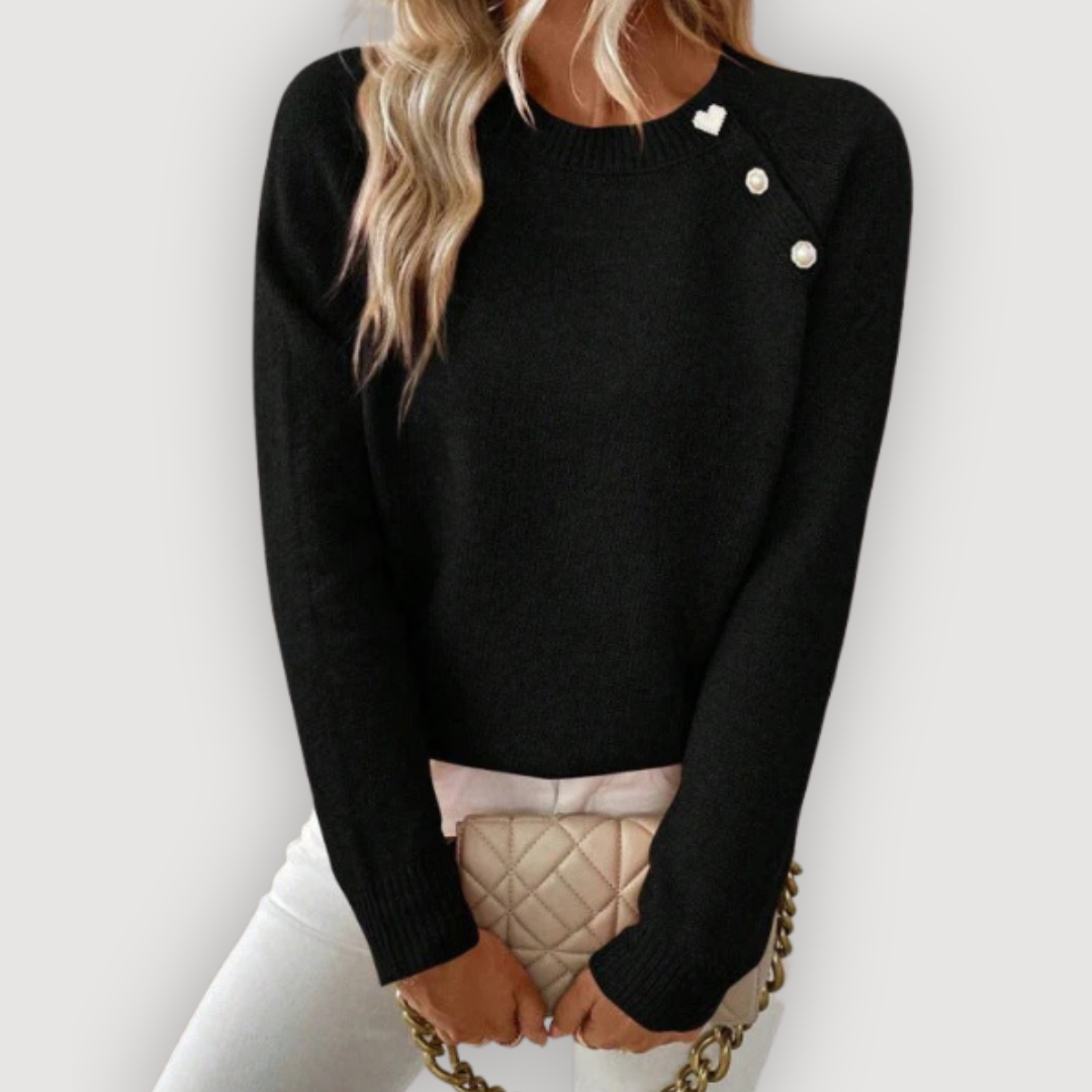 Jonelle | Chic Button Sweater