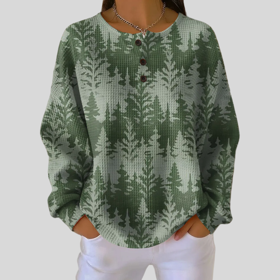 Inga | Classic Tree Motif Sweatshirt