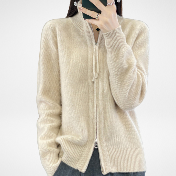 Katrina | Minimalist Zip Sweater