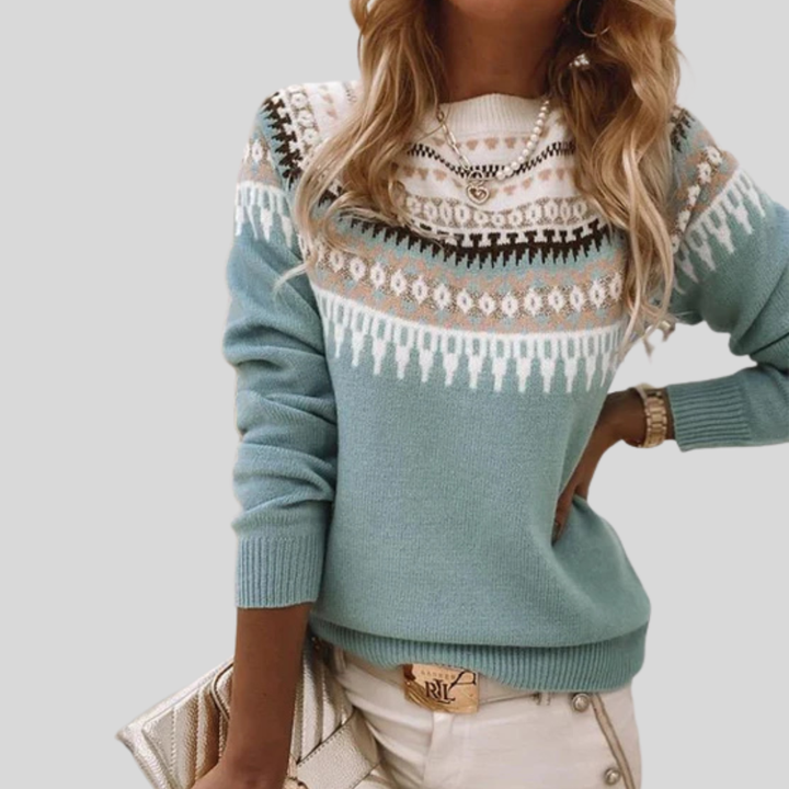 Avery | Fair Isle Knit Sweater