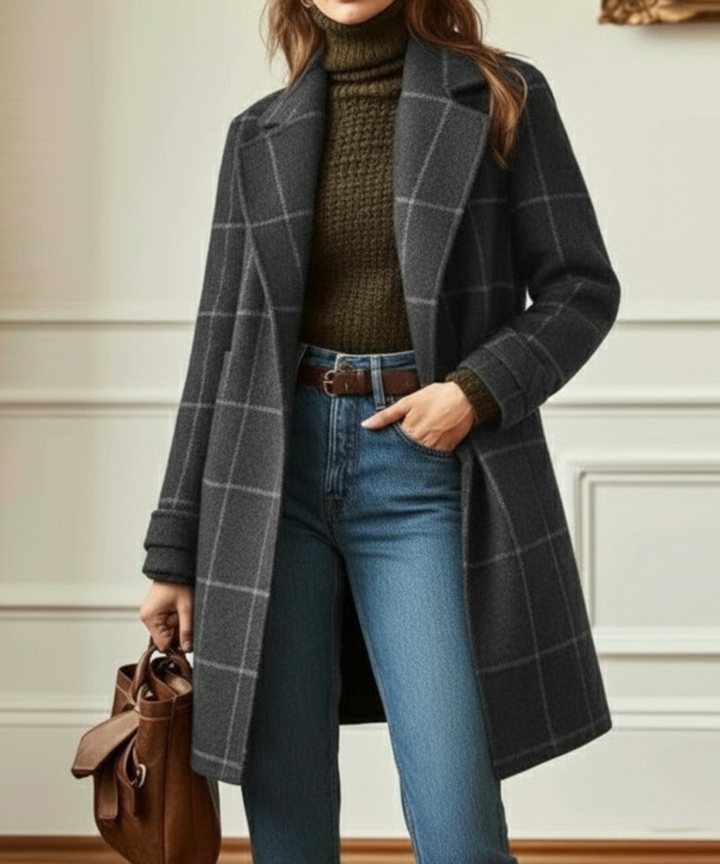 Edie | Classic Check Coat
