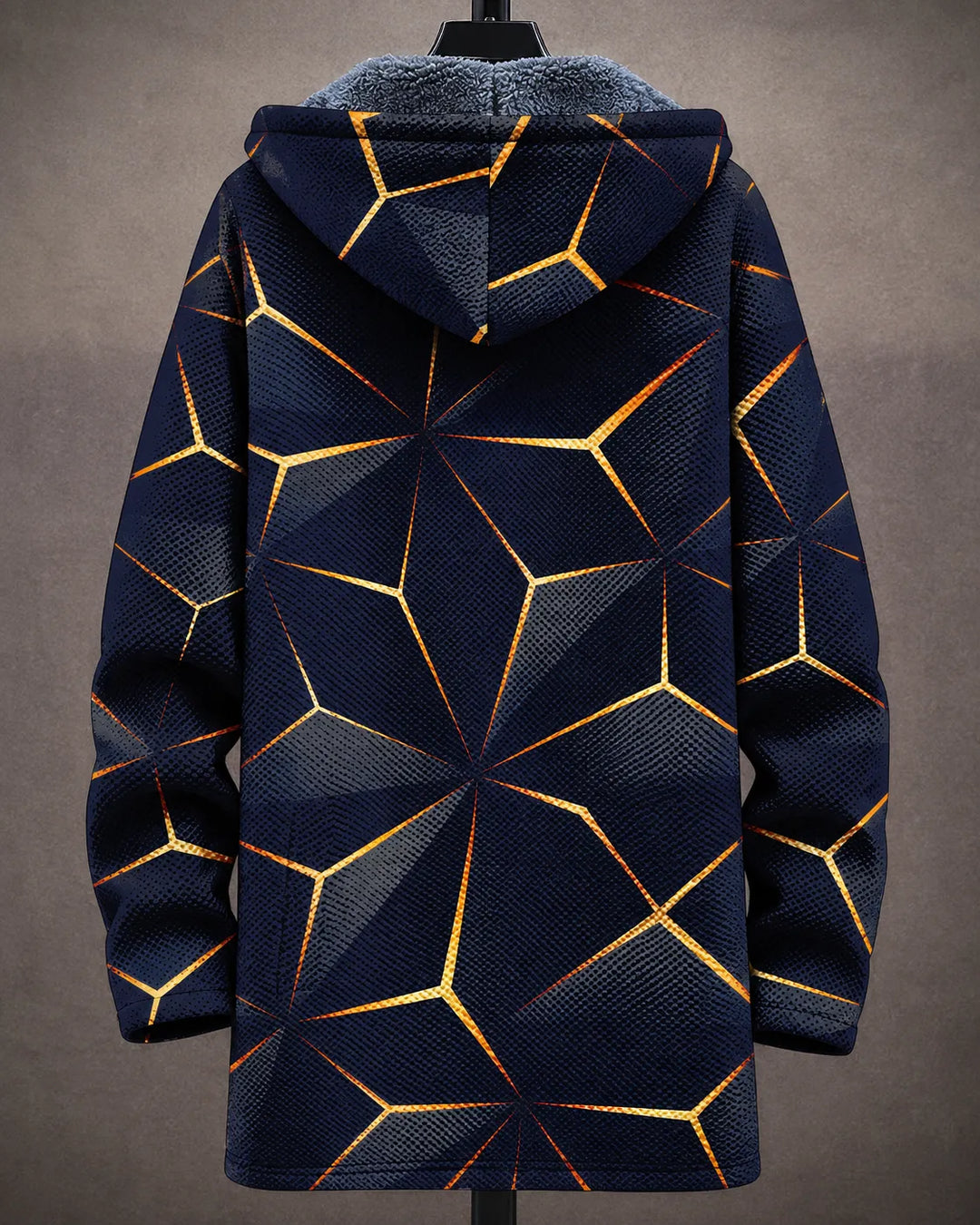 Rosabetta | Geometric Hooded Jacket