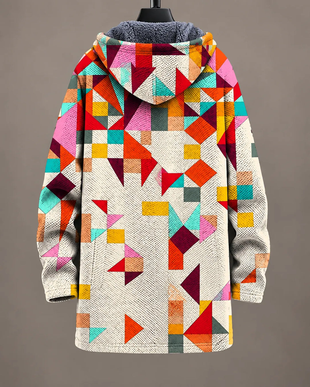 Oralia | Artful Print Hooded Jacket