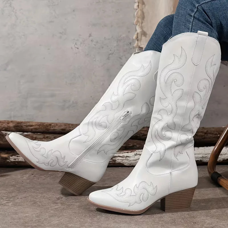 Kinsey | Western Leather Boots