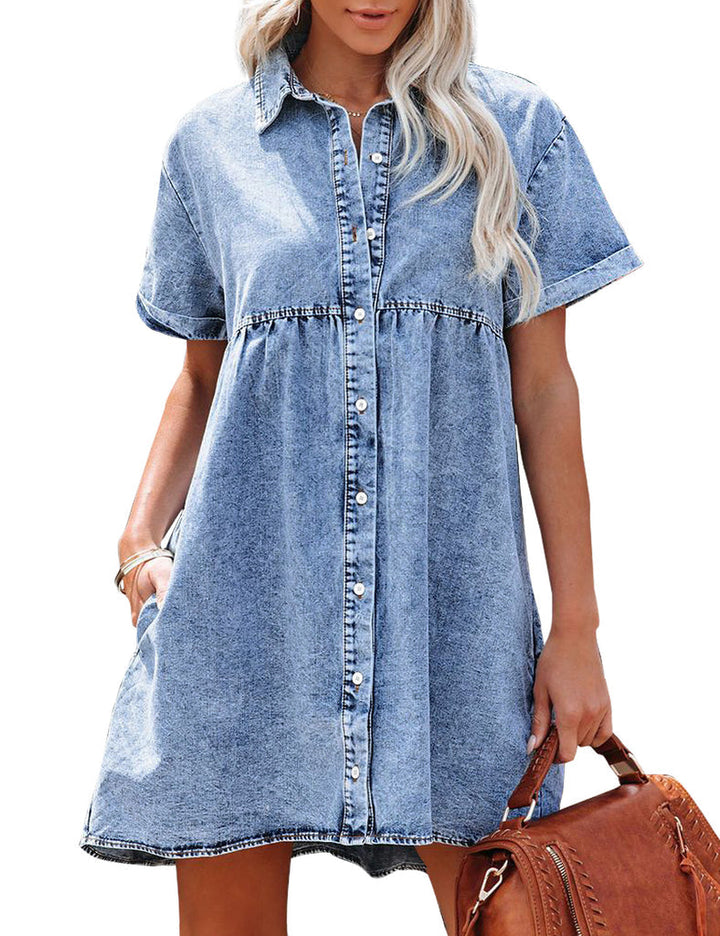 Jane | Everyday Denim Midi Dress