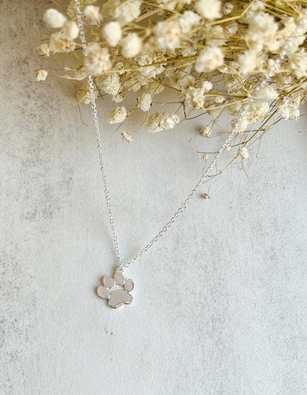 Kian | Silver Paw Necklace