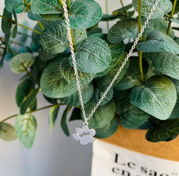 Kian | Silver Paw Necklace