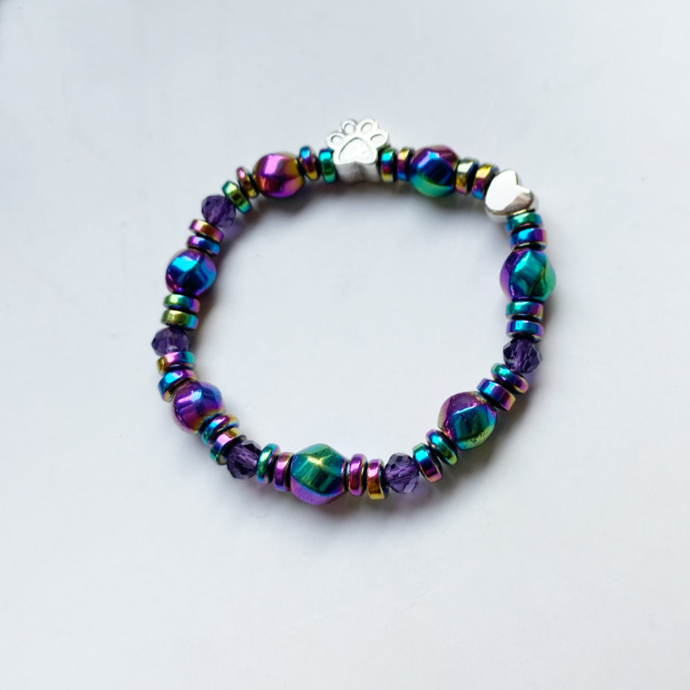 Wilmina | Paw Print Charm Bracelet