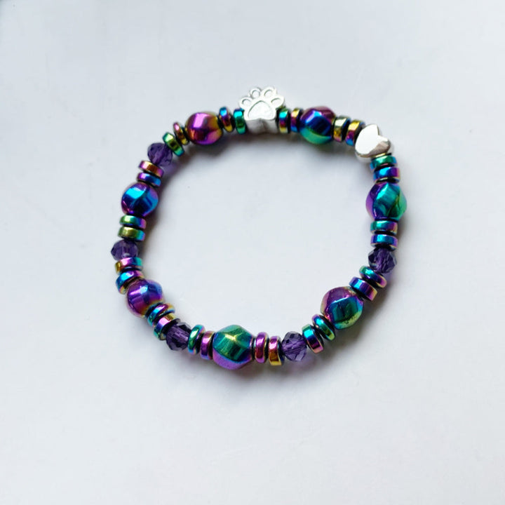 Wilmina | Paw Print Charm Bracelet