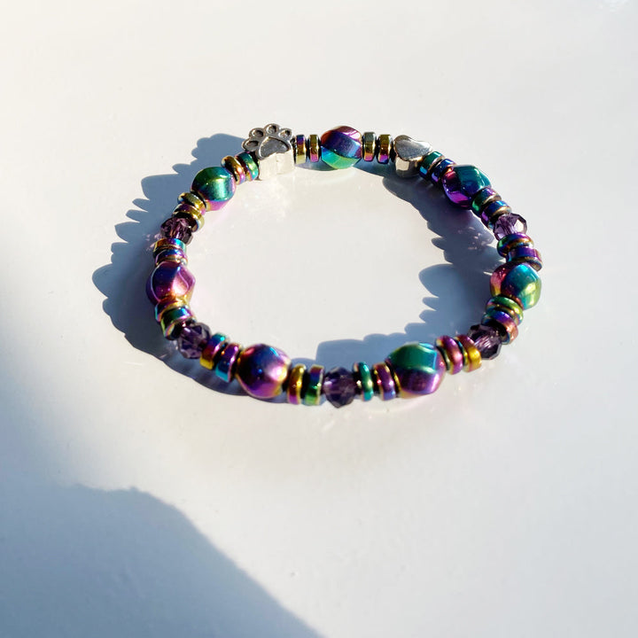 Wilmina | Paw Print Charm Bracelet