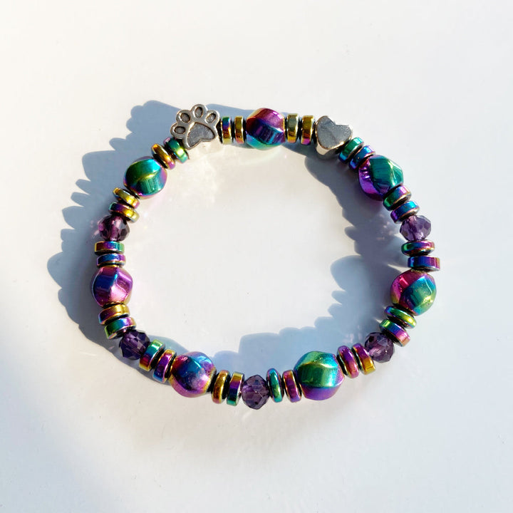 Wilmina | Paw Print Charm Bracelet