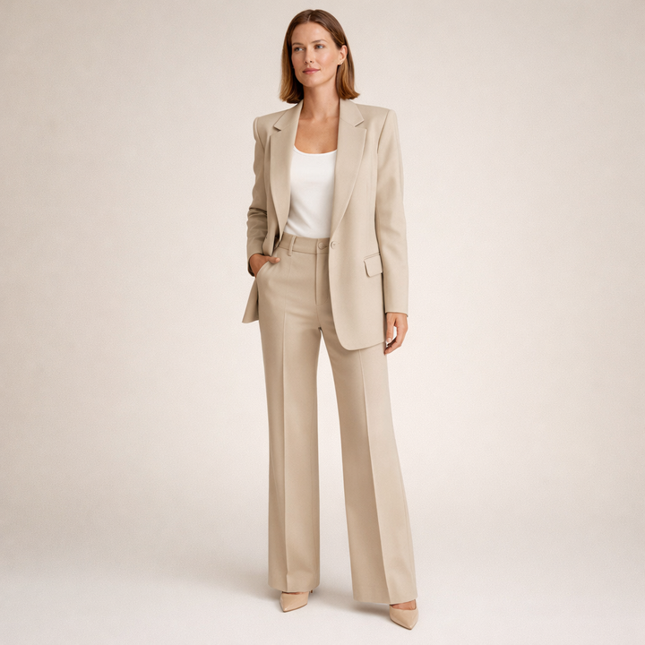 Vanessa | Elegant Suit Set with Flared Pants