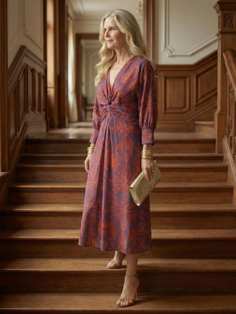 Evelyn | Midi Wrap Dress