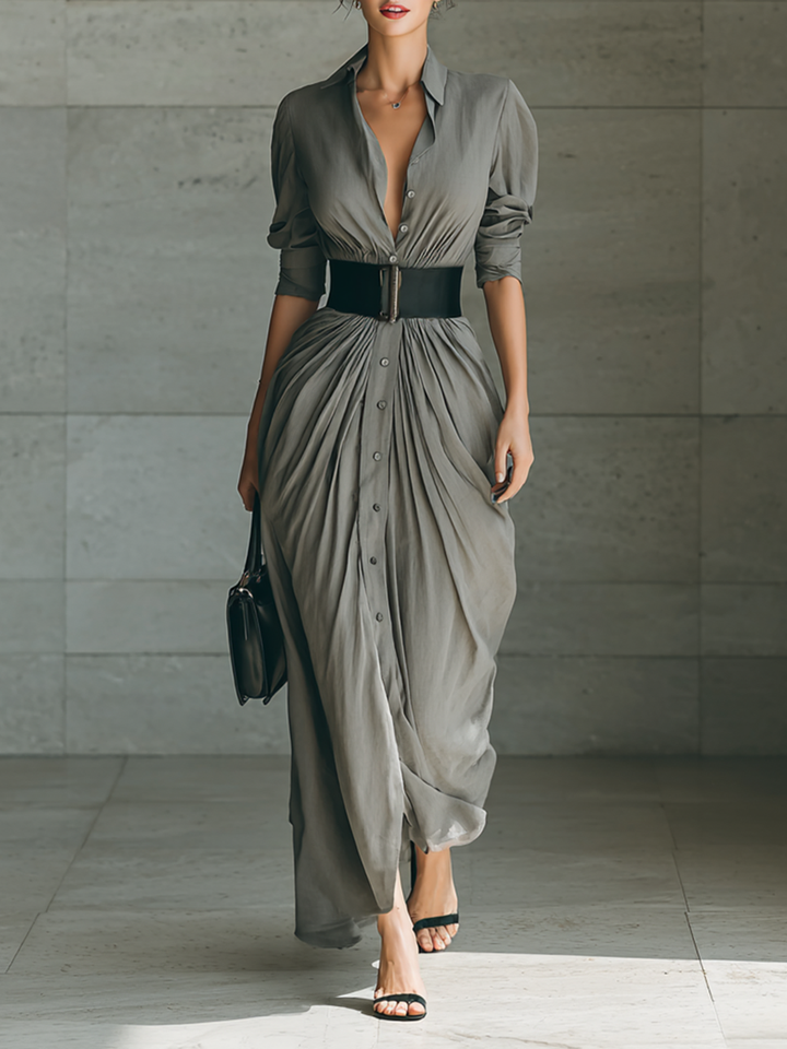 Betsy | Pleated Flowing Dress