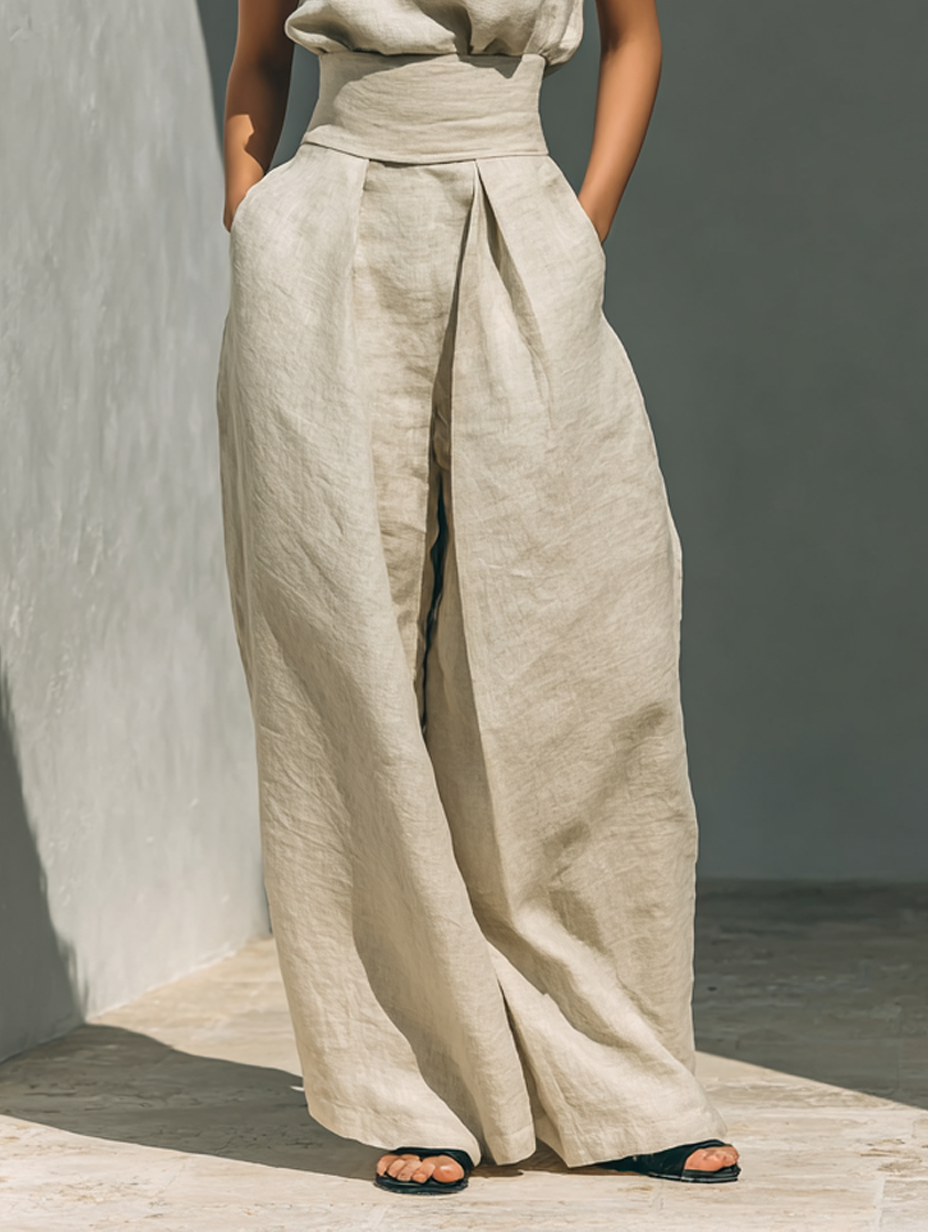Maria | Minimalist Linen Set