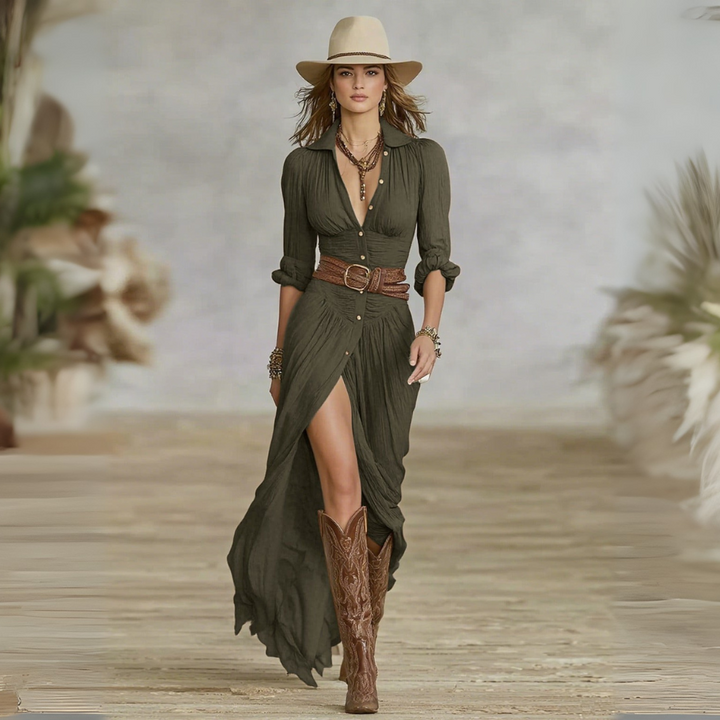 Orizelle | Boho Chic Maxi Dress