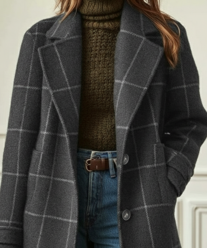 Edie | Classic Check Coat