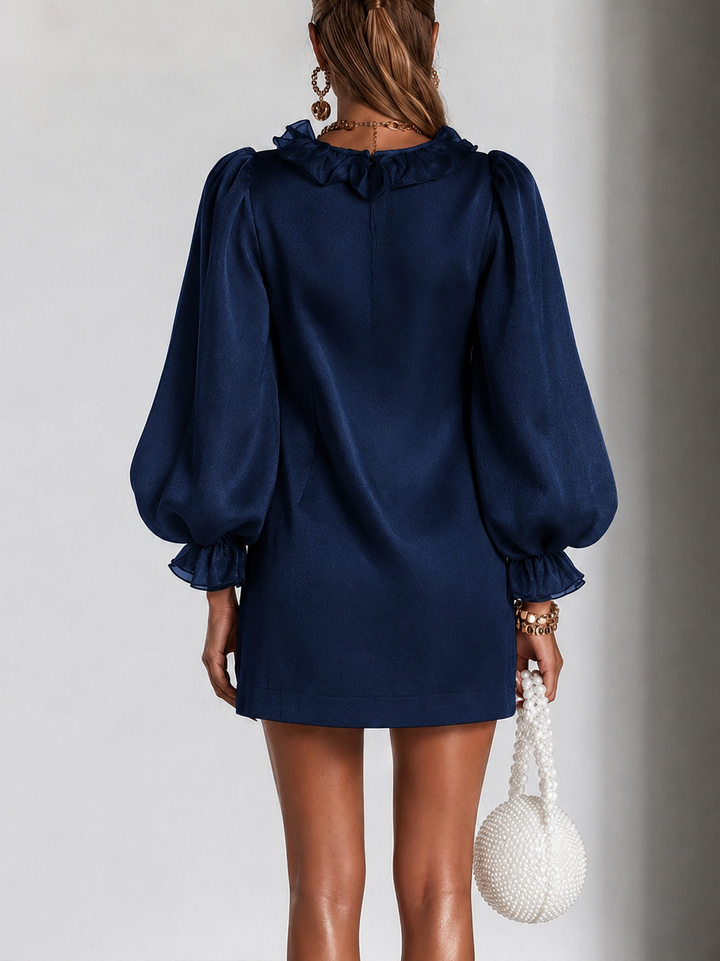 Ottile | Ruffled Puff-Sleeve Mini Dress