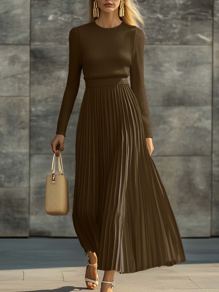 Cosima | Knitted Satin Dress