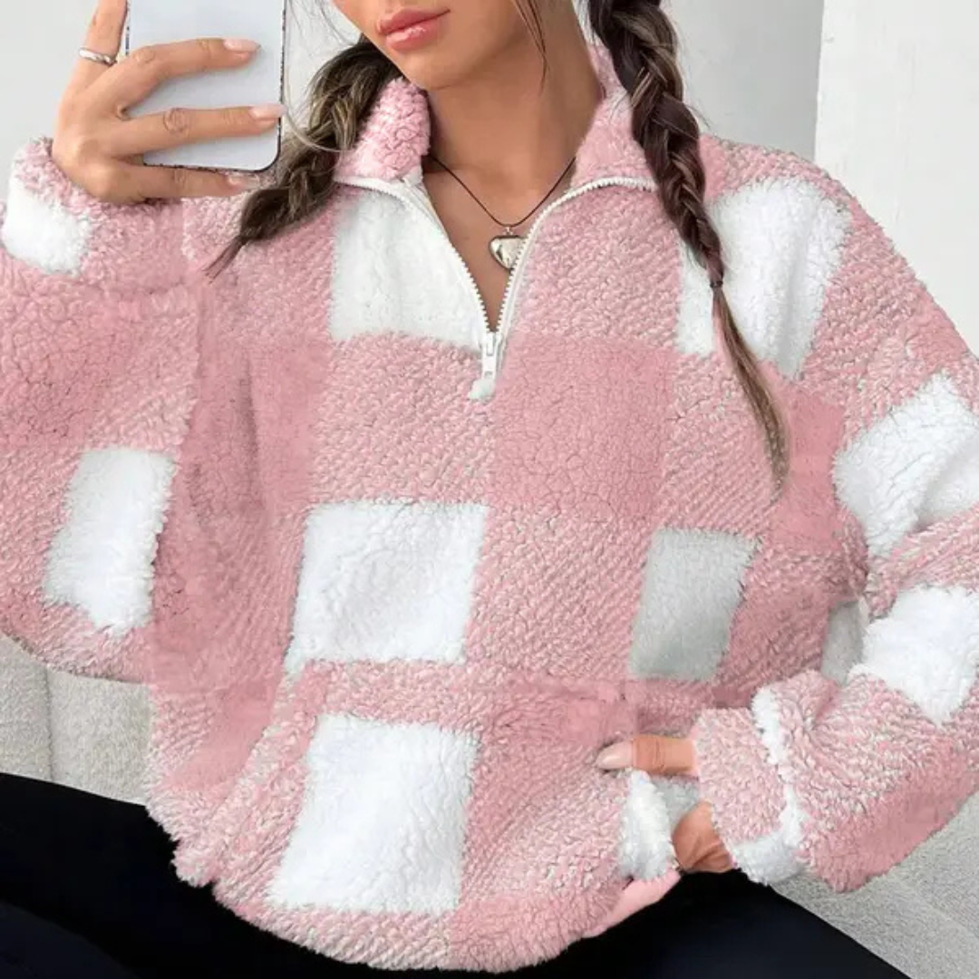 Malda | Chic Plaid Sweater