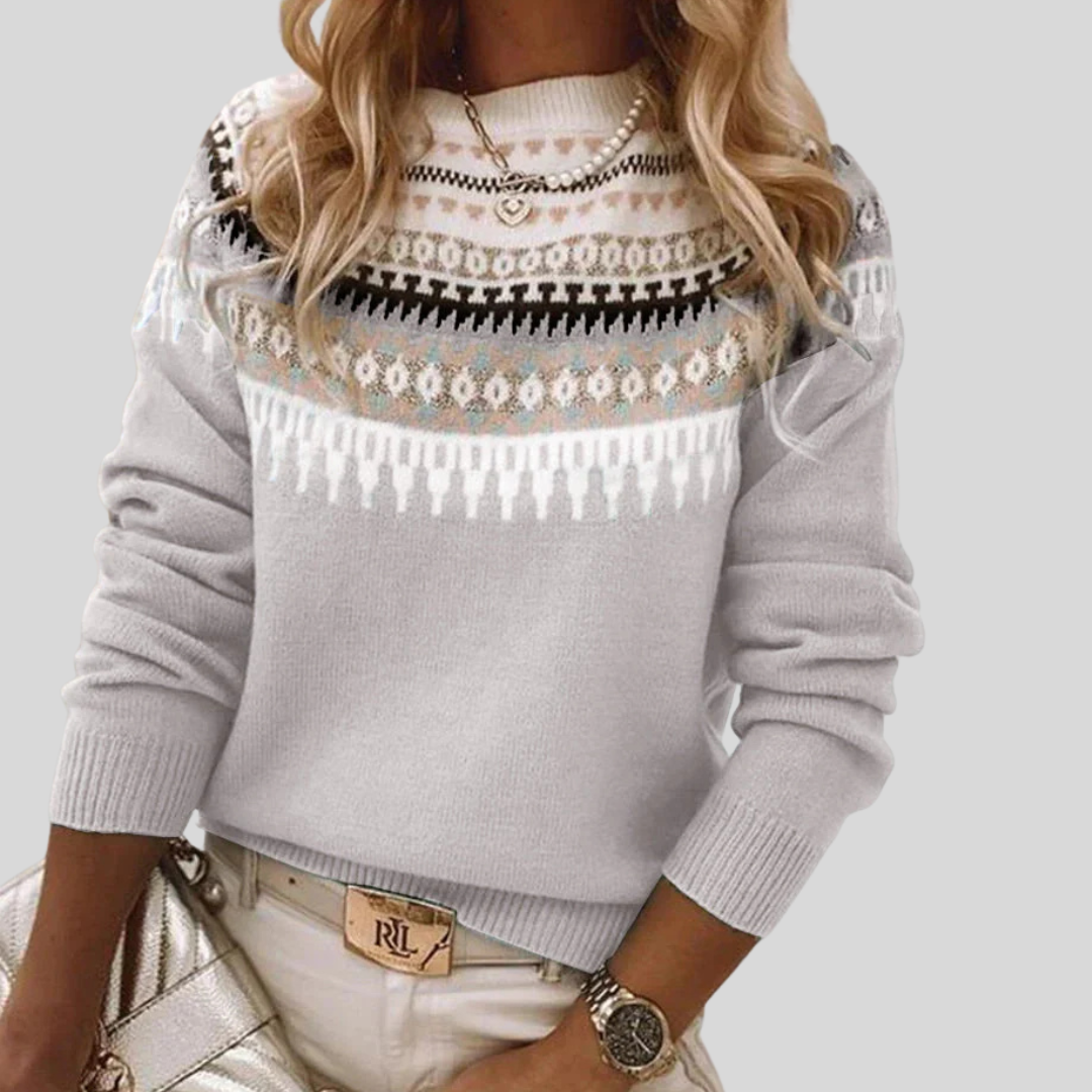 Avery | Fair Isle Knit Sweater